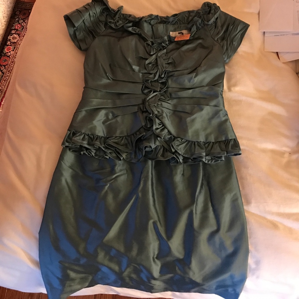 Thai silk skirt suit